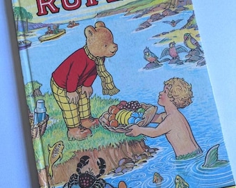 Rupert the Bear Jahresbuch 1975 Vintage Kinderbuch