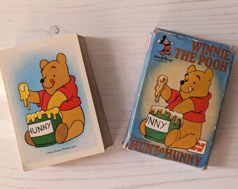 Whitman Disney Winnie the Pooh &#39;Hunt the Honey&#39; Card Game 1970s