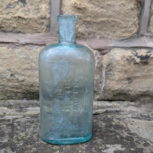 Vintage Aqua-Chemiker-Flasche: Scholers & Co St John NB, kanadischer Apotheker