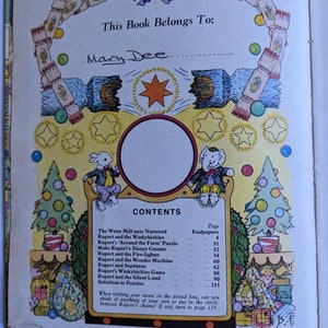 Rupert the Bear Annual 1977 Vintage Children's Book image 3