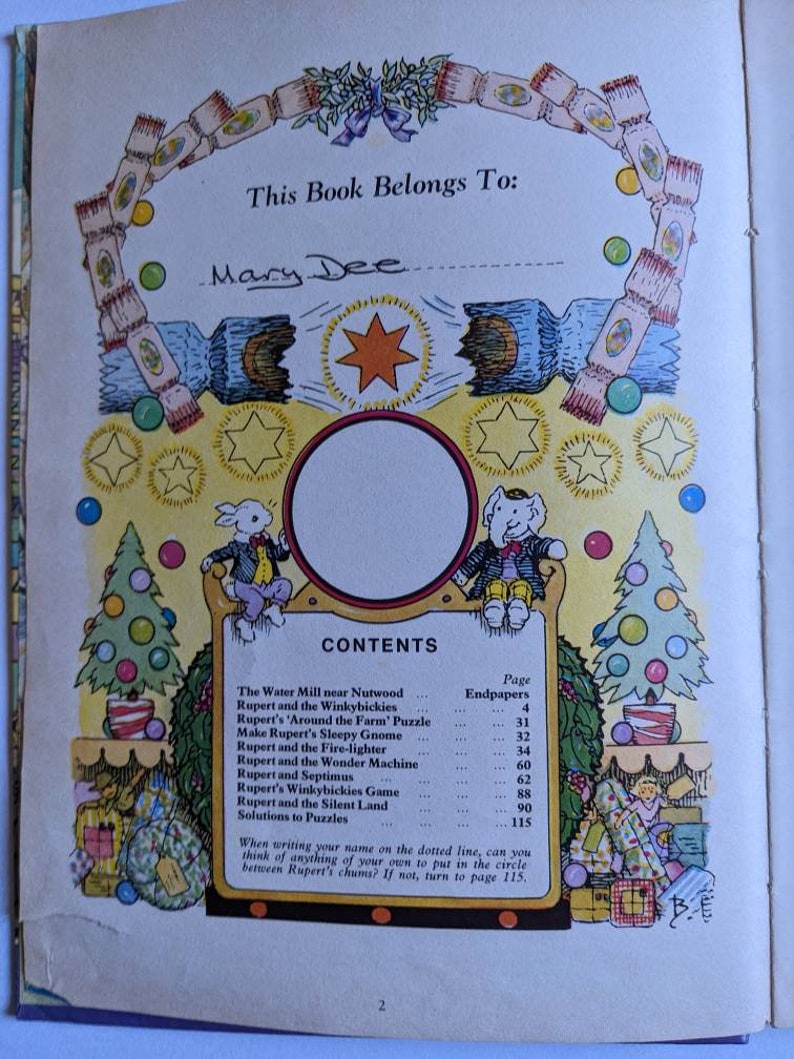 Rupert the Bear Annual 1977 Vintage Children's Book image 3