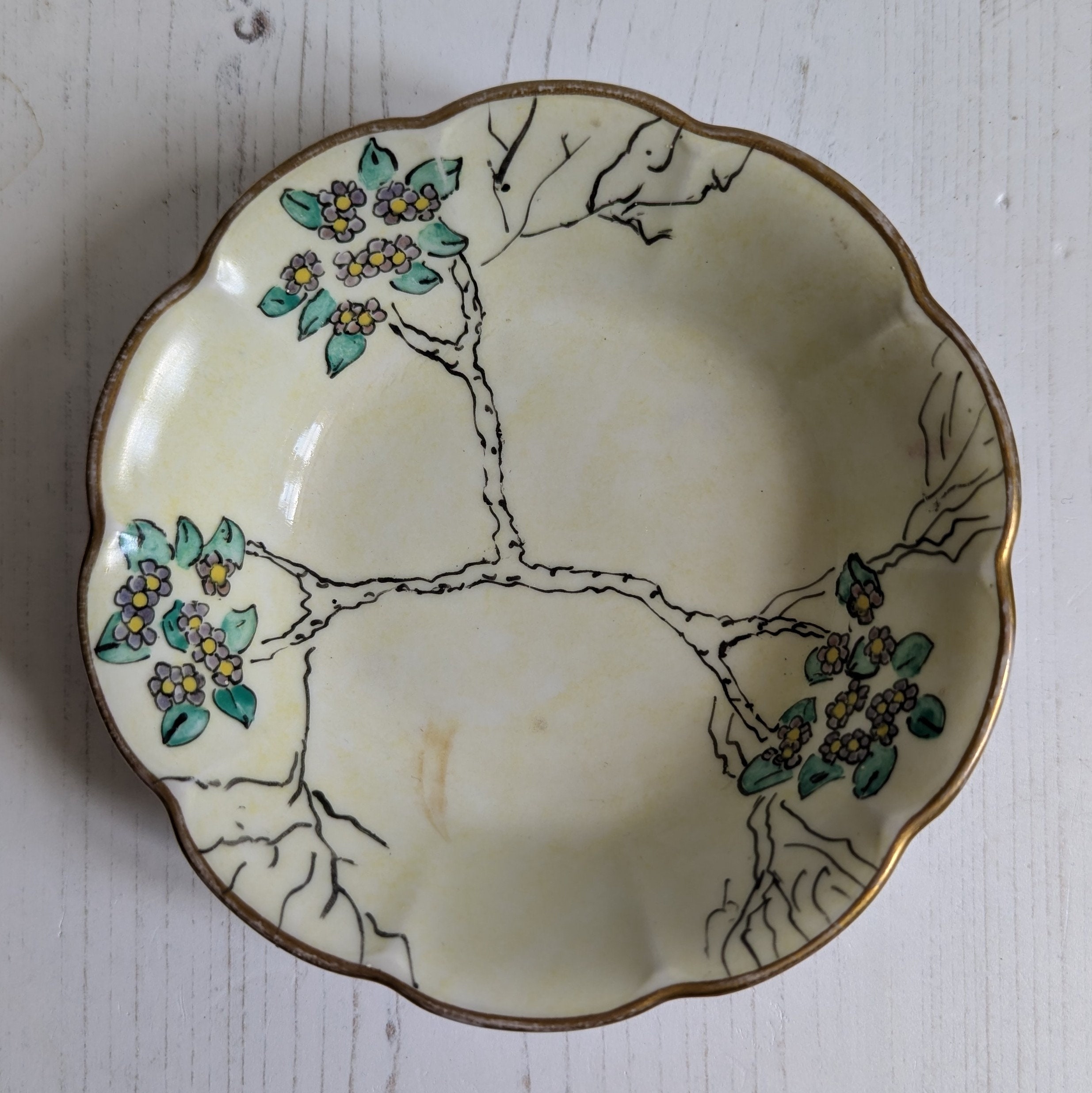 ミッドセンチュリー ユニオン K チェコスロバキア 陶器小物、ボンボン