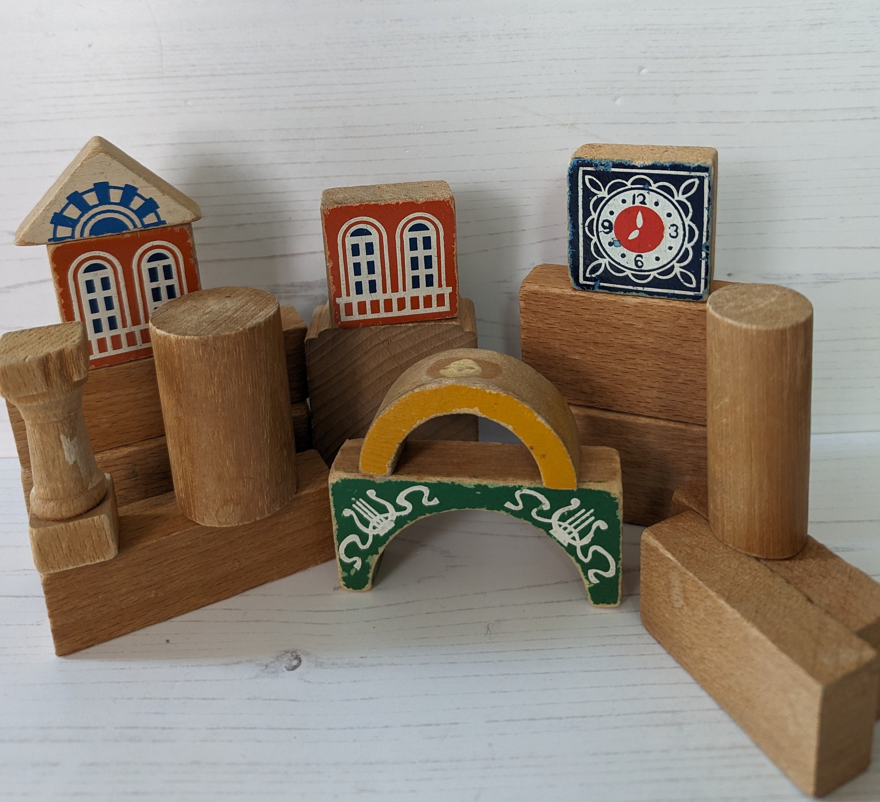 Construction bois ancien - Jeux et jouets d'occasion