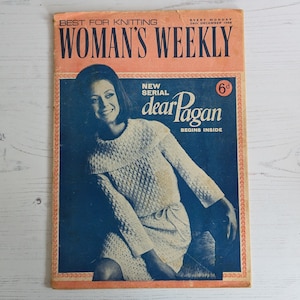 Original Vintage Woman&#39;s Weekly Magazine 24th December 1966