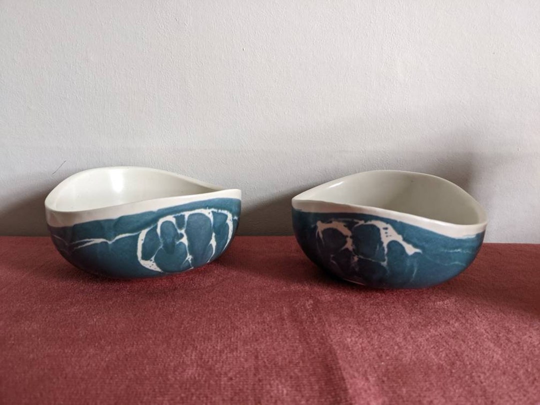 Two Aviemore Pottery Olive Bowls / Trinket Bowls 1960/1970s Etsy