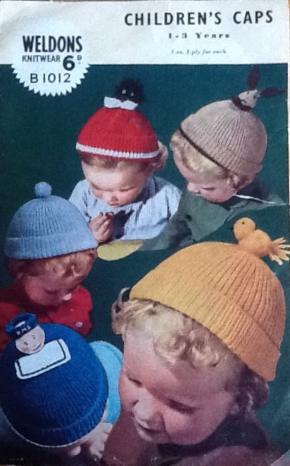 childrens novelty hat knitting patterns