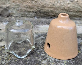 2 x Vintage Pie Vents Funnel Birds