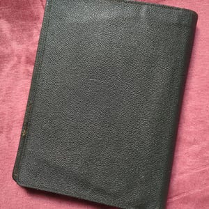 Vintage Dark Green Leather Writing Stationery Correspondence Case Tablet Work College University