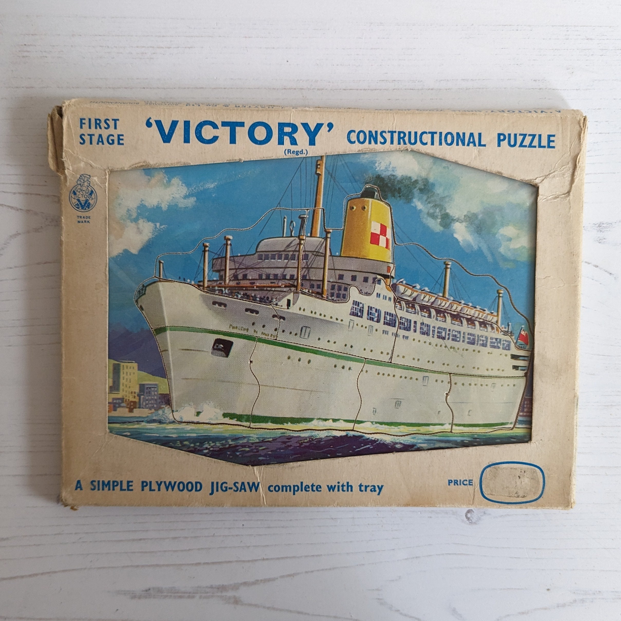 Puzzle Victory Jigsaw Eze Côte D'Azur - 500 Pièces Bois - Angleterre 1940-50