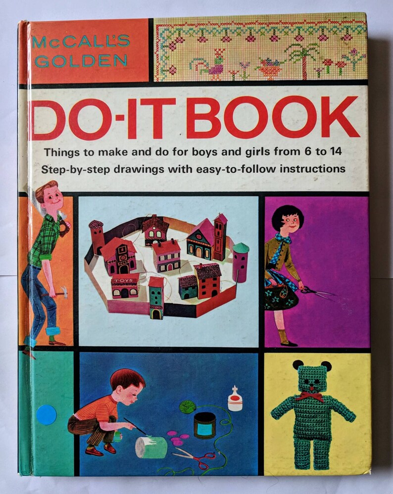 Vintage 1972 McCall/'s Golden Do-It Book Things to Make and Do for Boys and Girls from 6-14
