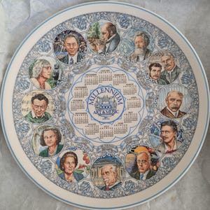 Wedgwood minnestavla för 2000-talets millennium, konst och musikdesign