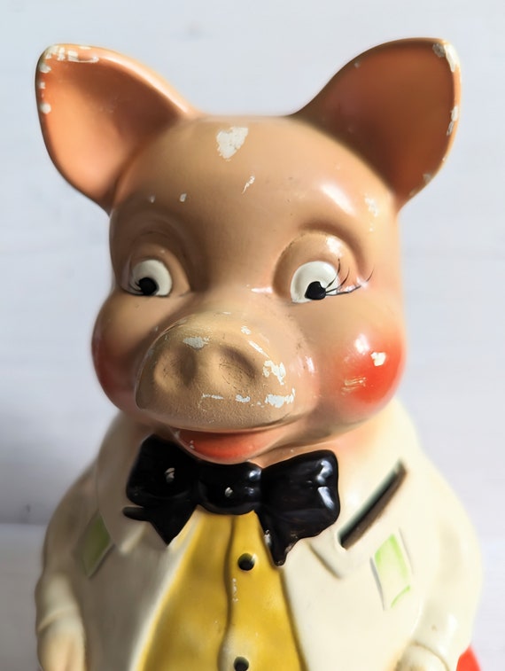 ヴィンテージ エルグリーブ ミスターピッグ マネーボックス 貯金箱