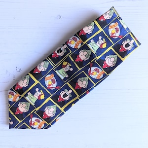 St Michael Vintage Andy Capp Character Tie Necktie Quirky