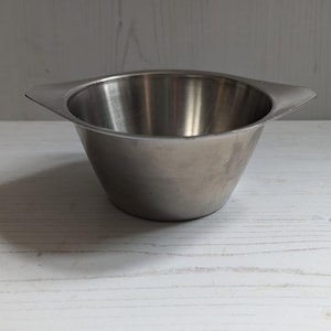 Vintage Swan Brand Westbury Solid Stainless Steel 10oz Bowl Mid-century