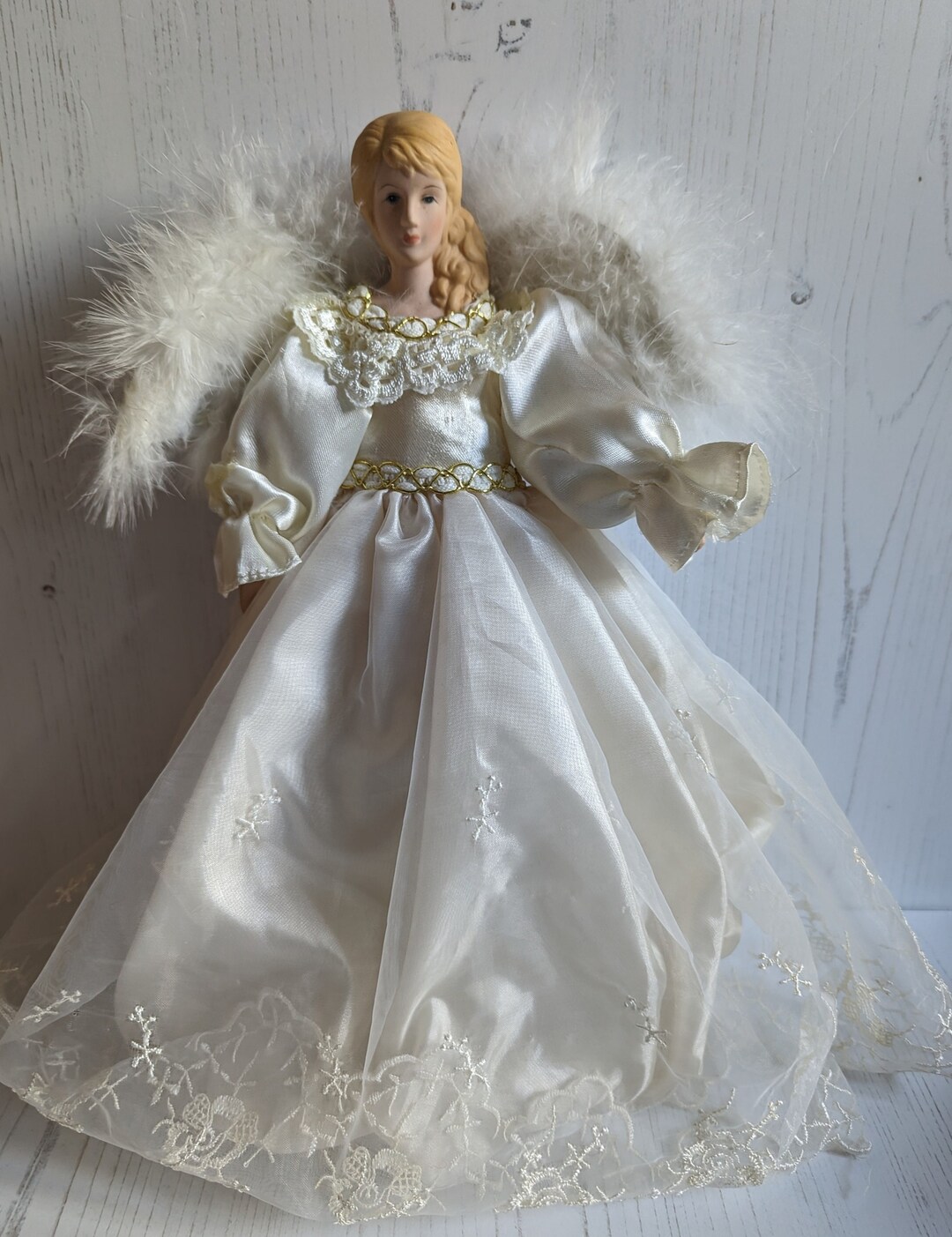 Vintage Christmas Tree Angel Tree Topper Etsy