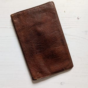 Real Leather Wallet 1960s Pre-decimalisation Men&#39;s Accessories Vintage