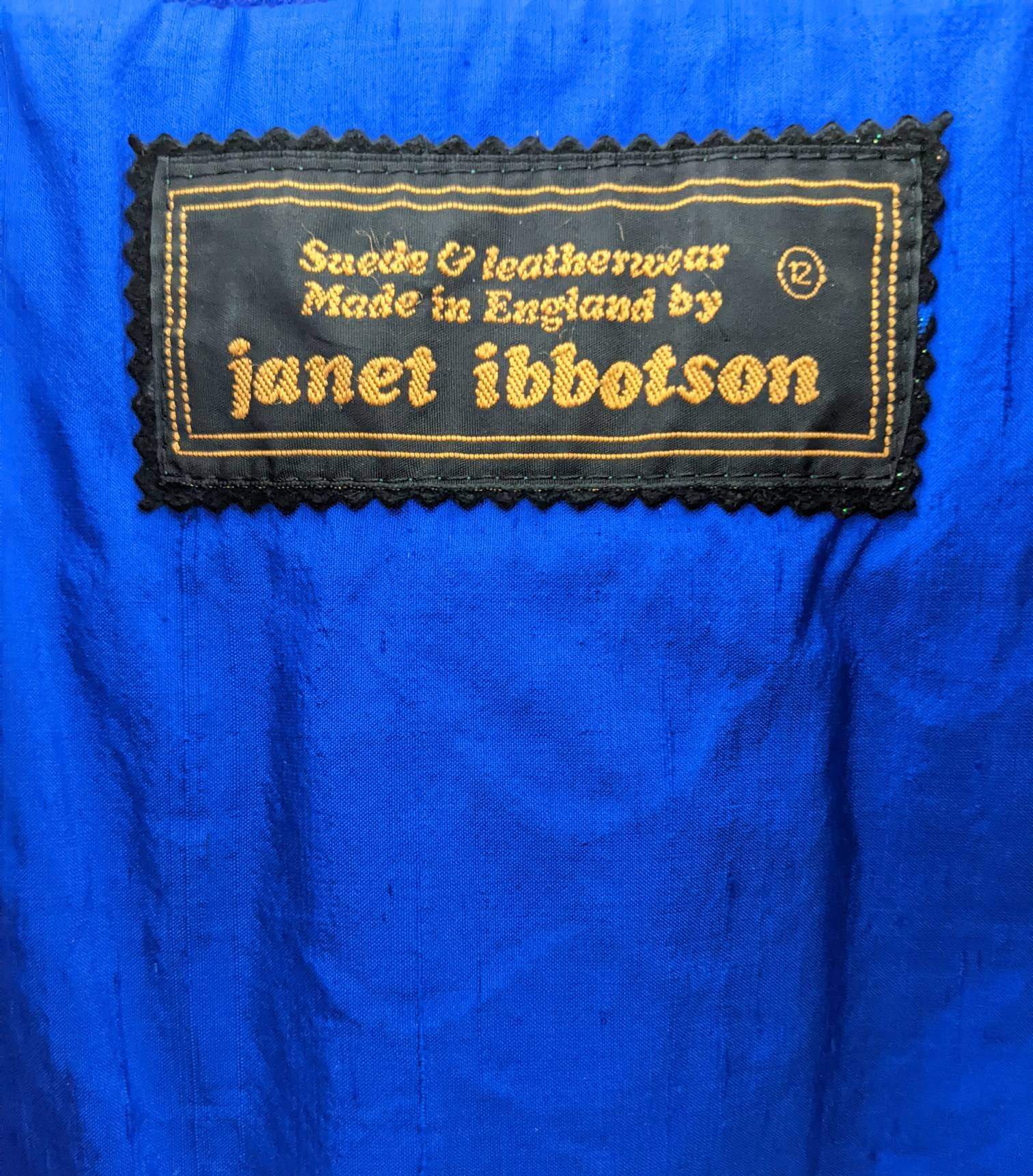 UK VINTAGE janet ibbotson イングランド製 レザーコート（Vintage 
