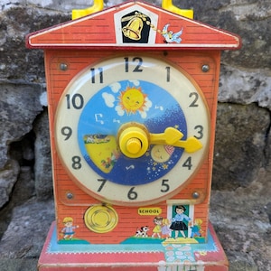 1968 Fisher Price Clock - Etsy
