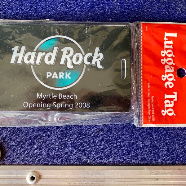 Hard Rock Cafe Park Luggage Tag
