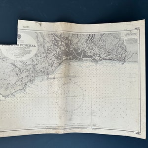 Mappa delle Isole Madeira di Porto do Funchal