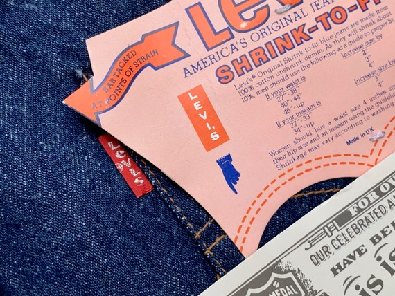 DEADSTOCK Vintage Levis 501 Jeans Made in Great Br