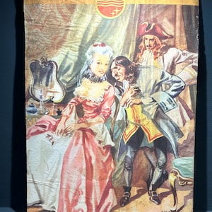 Manifesto pubblicitario della radio Philips Opera Rigoletto Giuseppe Verdi anni '40