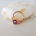 Statement Septum Ring / Daith Earring / Cartilage Earring / Captive Bead Ring with Opals, Rose Gold, Silver, 16g 