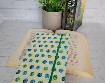 Handmade Book Cover, Large Cotton Adjustable Book Sleeve, Paperback Book Cover, Book Jacket, Book Accessories, Book lovers gift