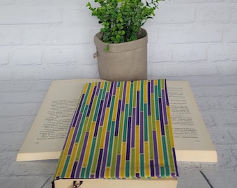 Adjustable Cotton Book Cover: Large Paperback & Hardcover Protector, Large Size
