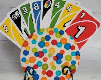 PLAYING CARD HOLDER: Handmade Cotton, Travel Game Organizer, Card Organizer, Uno Card Game