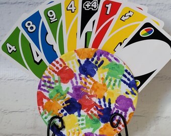 PLAYING CARD HOLDER: Handmade Cotton, Travel Game Organizer, Card Organizer, Uno Card Game