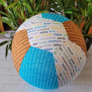 BALLOON BALL- Cotton Fabric Balloon Cover- Pool Ball- Sensory Play- Aged Care- Special Needs- Indoor Ball Games- Autism- Great Gift- Balloon