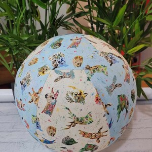 BALLOON BALL- Cotton Fabric Balloon Cover- Pool Ball- Sensory Play- Aged Care- Special Needs- Indoor Ball Games- Autism- Great Gift- Balloon