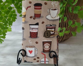 Cotton Tea Bag Wallet, Handmade Travel Pouch, Holds Six Bags