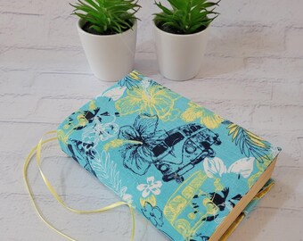 Handmade Cotton Book Cover: Adjustable Paperback Sleeve, Book Protector, Small Size