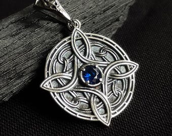 Sterling Silver miniature Amulet of Mara, Goddess of love protection charm, LARP Cosplay Video games jewelry