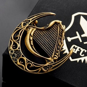 Fantasy LARP-broche Harpers-speld, bordtafelspellen fansieraden