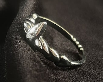 Sterling Silver Anime ring, cosplay jewelry, gift for her