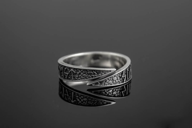 Anillo vikingo escandinavo Thor Ring vikingos guerreros Etsy