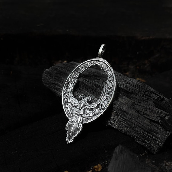 Crow Hunter of Hunters Badge Pendant: Eileen the Crow Inspired - Etsy