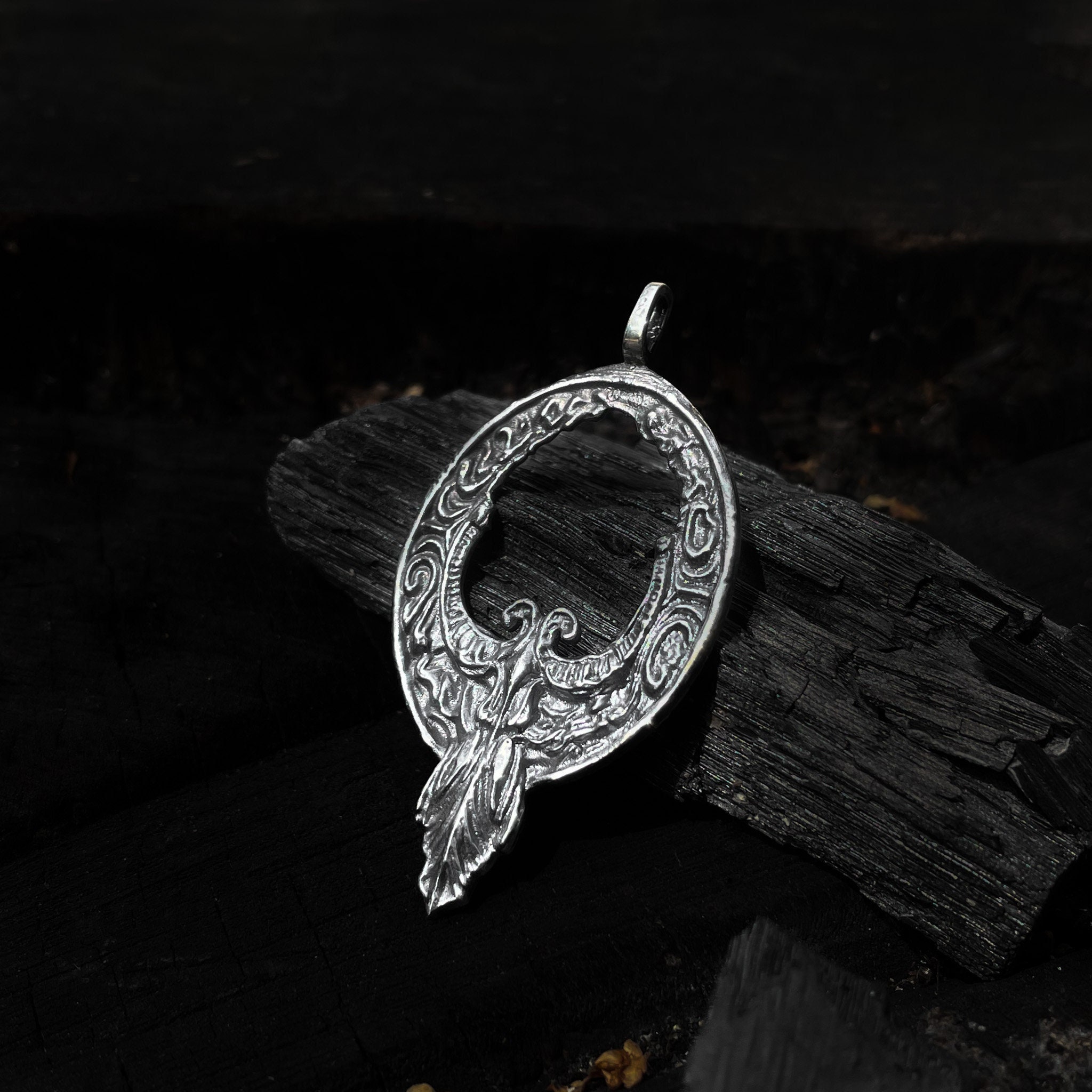 Crow Hunter of Hunters Badge Pendant: Eileen the Crow Inspired - Etsy