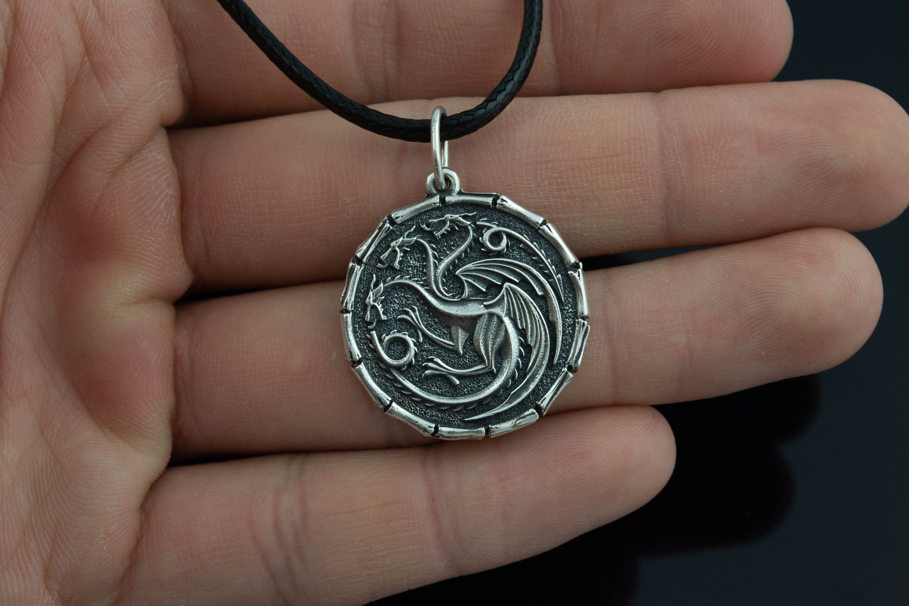 Dragon Pendant Daenerys Targaryen Jewelry Fire and Blood | Etsy