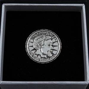 Silver Septim Coin LARP Handmade Item Jewelry Gift Geek Fantasy RPG Sterling Silver