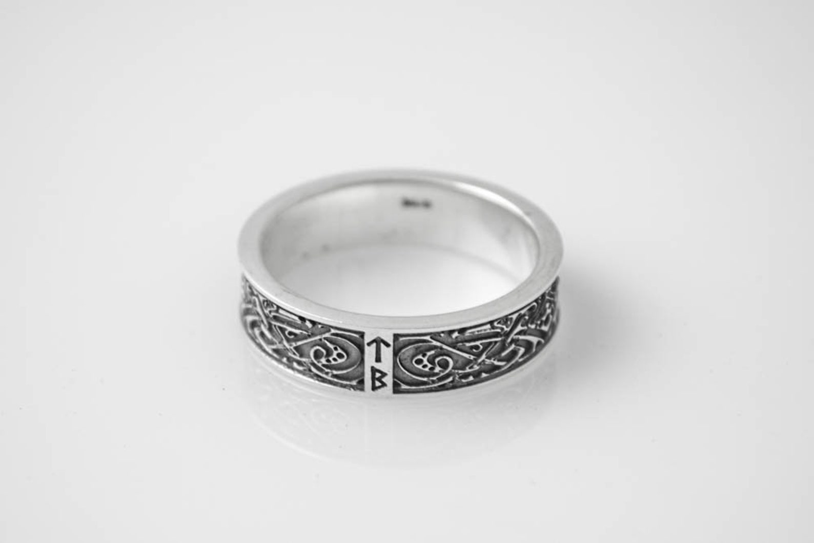 Anillo vikingo escandinavo anillo Thor joyería de vikingos Etsy