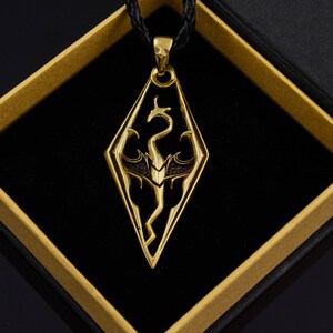 Handmade LARP  Dragon Pendant  best gift for each video games image 3