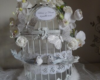 Wedding Bird Cage Theme Urn Etsy