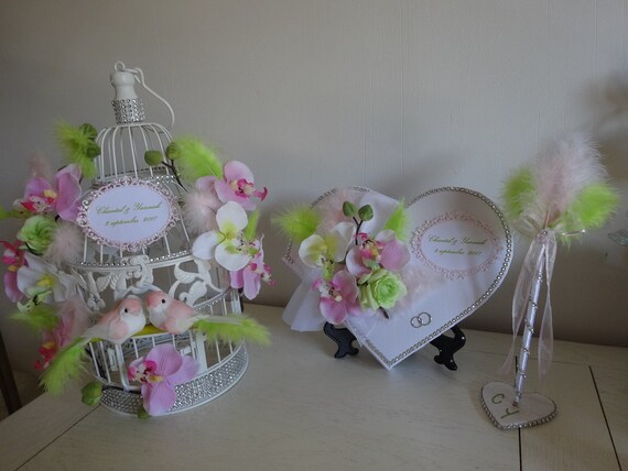 Wedding Bird Cage Theme Urn