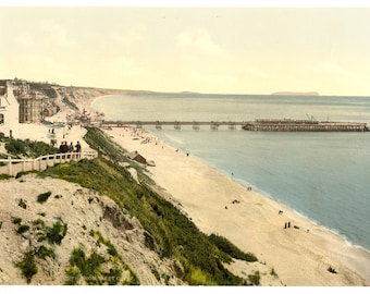 Bournemouth West Cliff Looking East 1890's