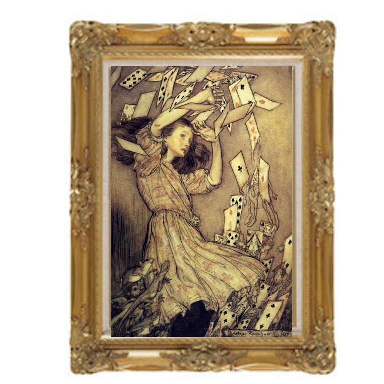 Alice in Wonderland by Arthur Rackham Cards Download 13 - Etsy