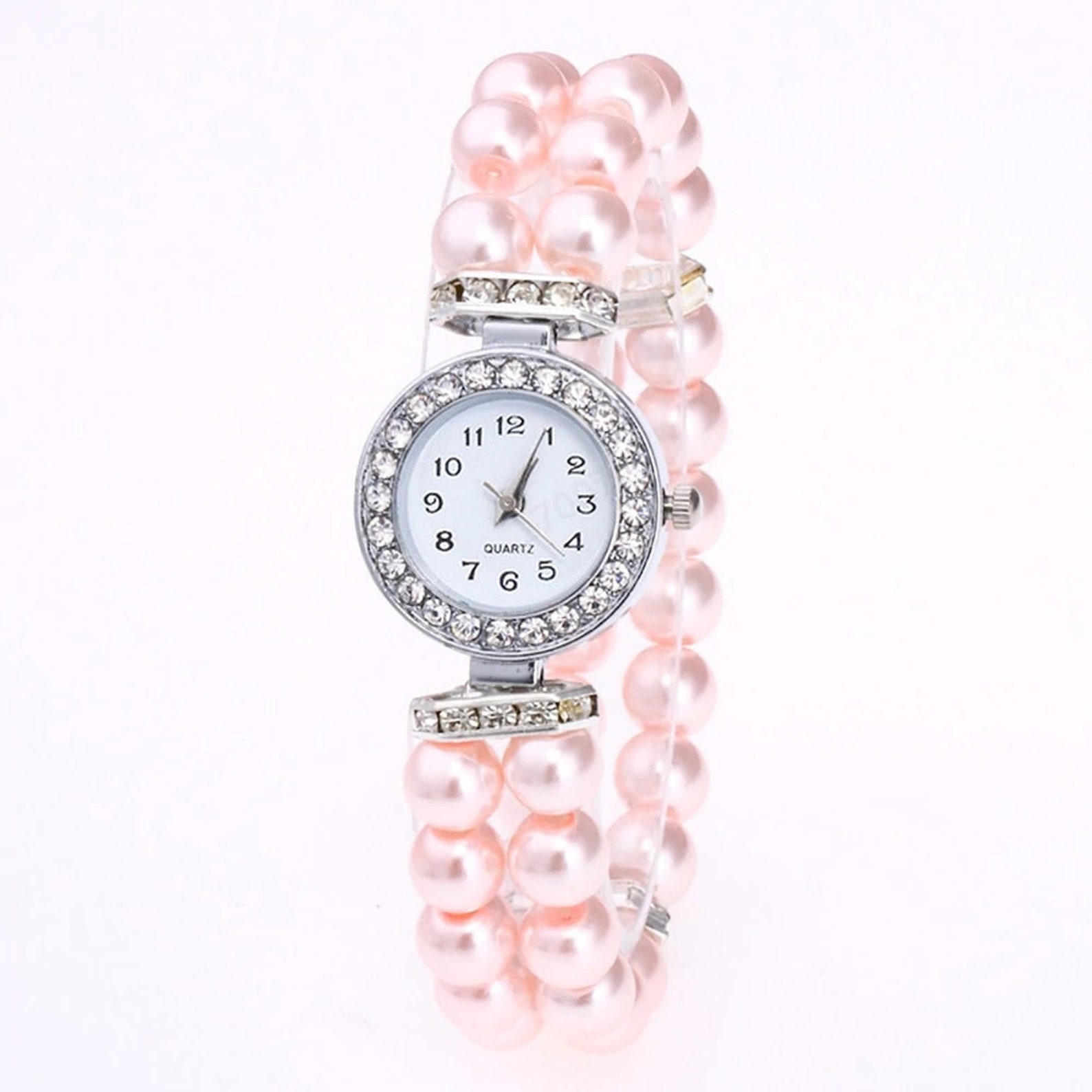 Pink Pearl Watch For Any Occasion Etsy